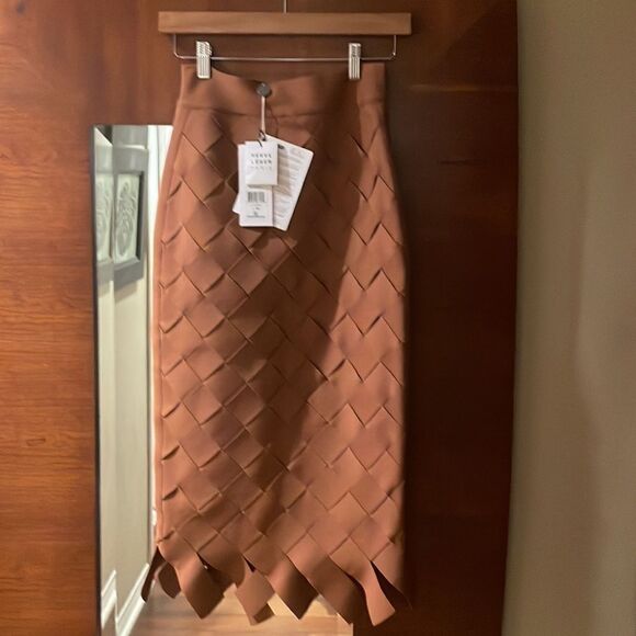 NWT Herve Leger Basketweave Bandage Skirt - Picture 7 of 10